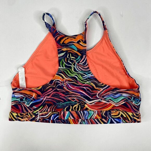 Athleta Girl Swim Top Reversible Field Day Bikini Top Size XL NWT - Picture 4 of 7